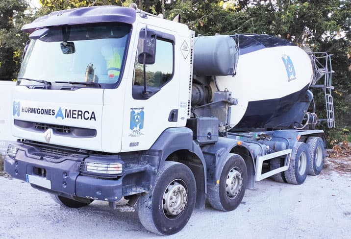 Transporte de áridos en la provincia de Ourense
